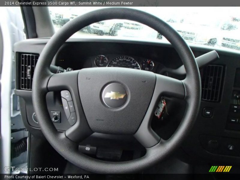 Summit White / Medium Pewter 2014 Chevrolet Express 3500 Cargo WT
