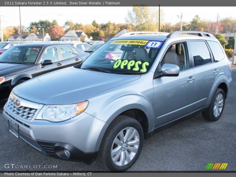 Steel Silver Metallic / Platinum 2011 Subaru Forester 2.5 X Limited