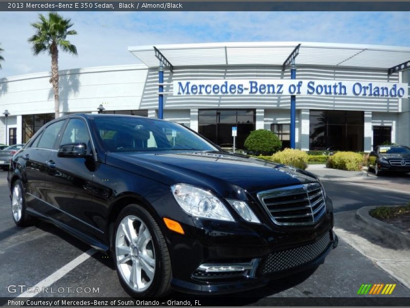 Black / Almond/Black 2013 Mercedes-Benz E 350 Sedan