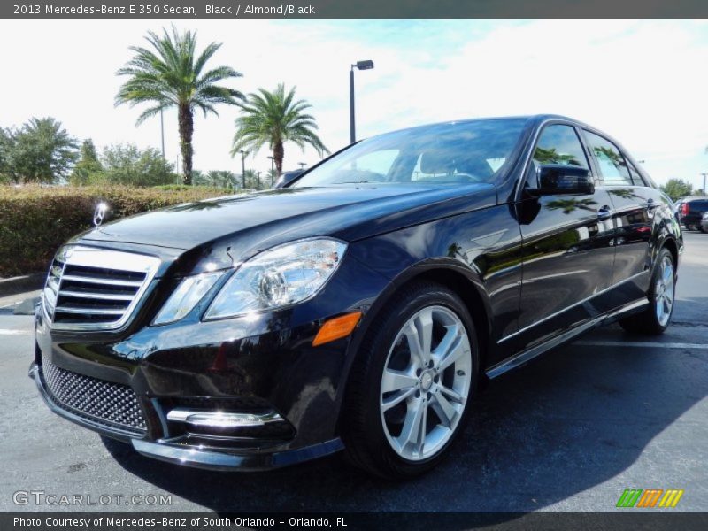 Black / Almond/Black 2013 Mercedes-Benz E 350 Sedan