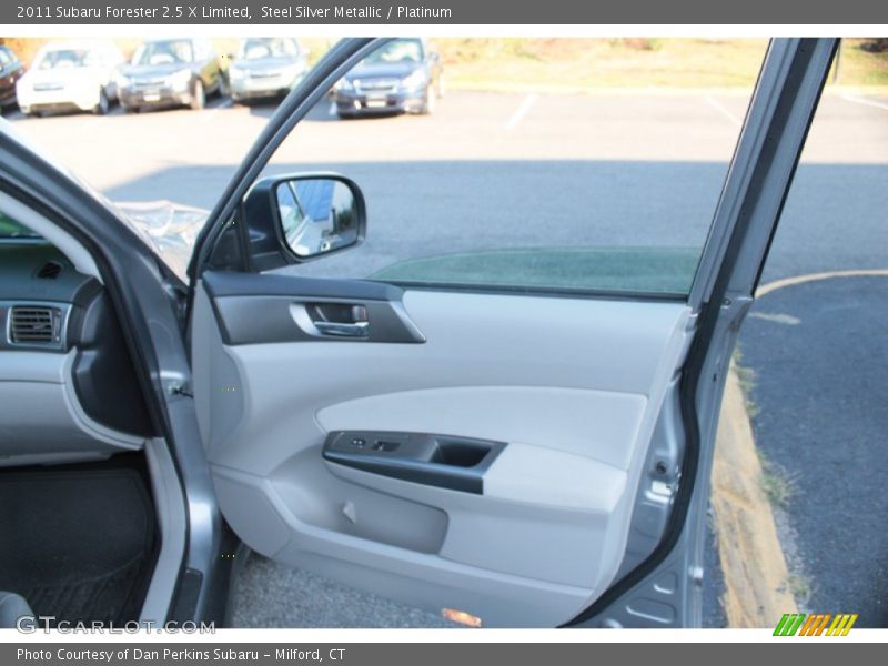 Steel Silver Metallic / Platinum 2011 Subaru Forester 2.5 X Limited
