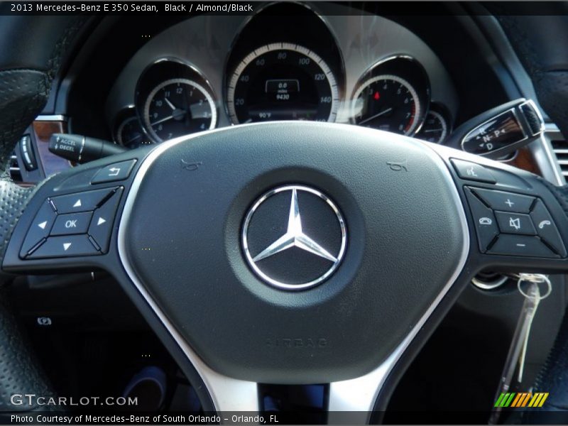 Black / Almond/Black 2013 Mercedes-Benz E 350 Sedan
