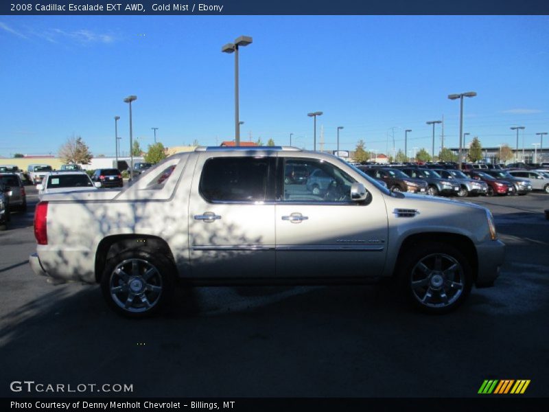 Gold Mist / Ebony 2008 Cadillac Escalade EXT AWD