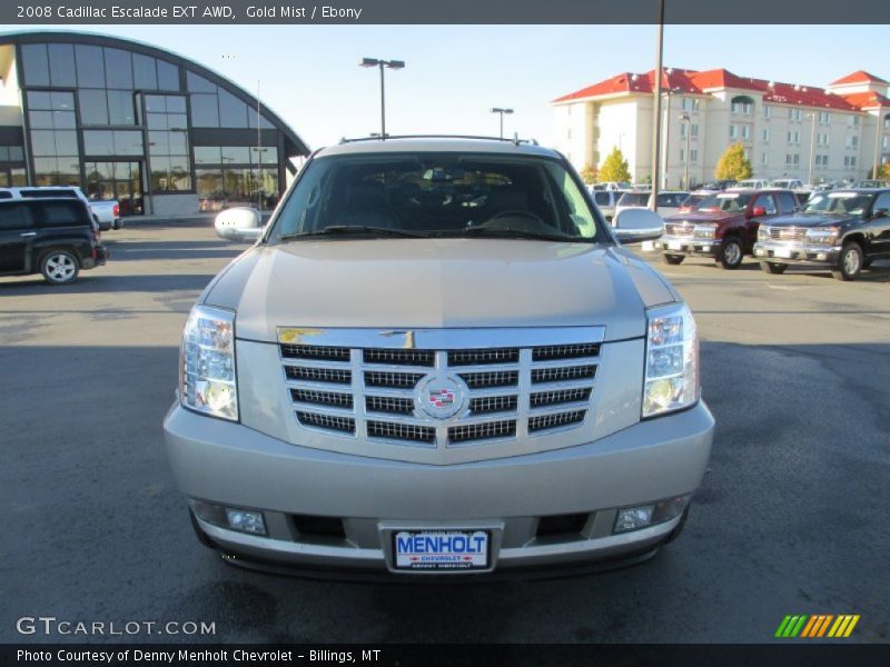 Gold Mist / Ebony 2008 Cadillac Escalade EXT AWD