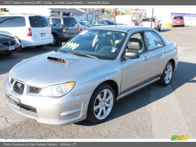 Crystal Gray Metallic / Anthracite Black 2007 Subaru Impreza WRX Sedan