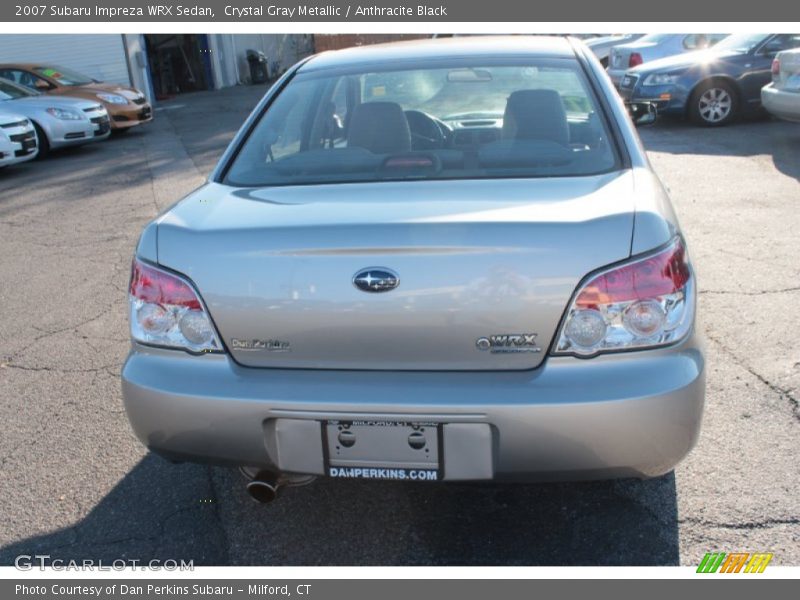 Crystal Gray Metallic / Anthracite Black 2007 Subaru Impreza WRX Sedan