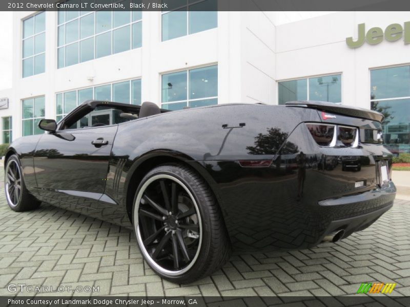 Black / Black 2012 Chevrolet Camaro LT Convertible