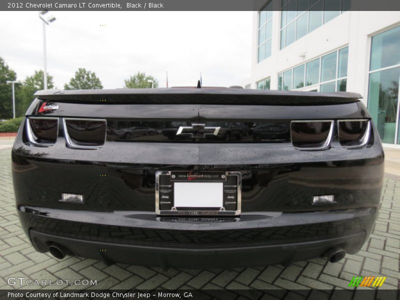 Black / Black 2012 Chevrolet Camaro LT Convertible