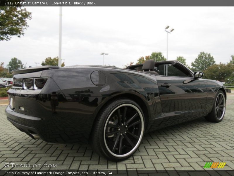 Black / Black 2012 Chevrolet Camaro LT Convertible
