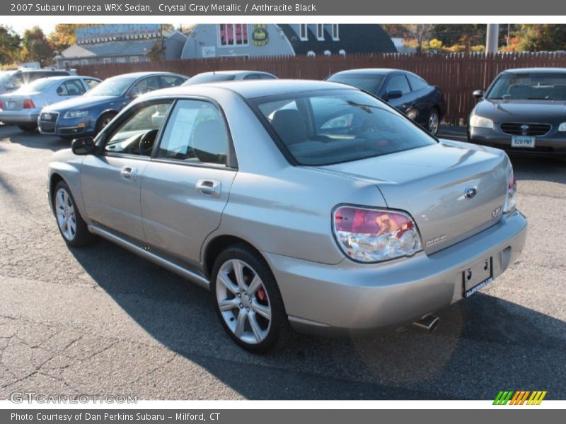 Crystal Gray Metallic / Anthracite Black 2007 Subaru Impreza WRX Sedan