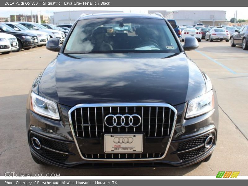 Lava Gray Metallic / Black 2014 Audi Q5 3.0 TFSI quattro