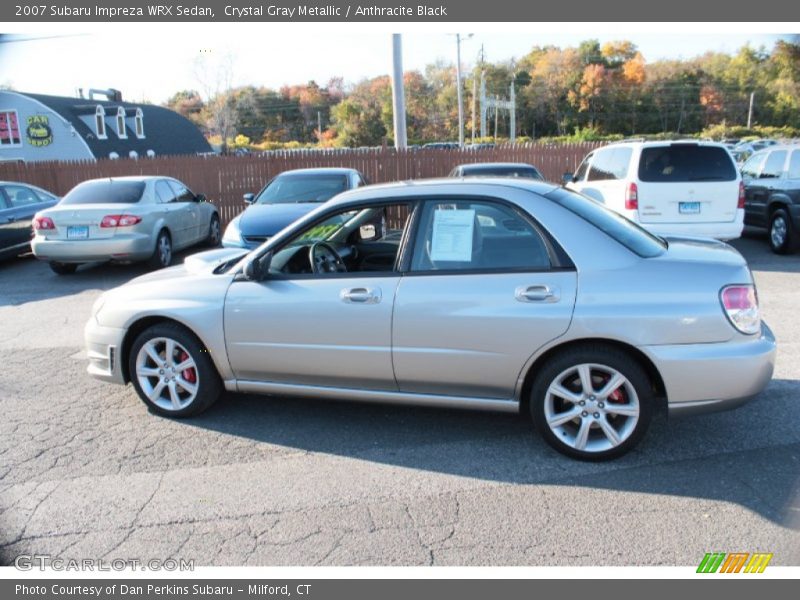 Crystal Gray Metallic / Anthracite Black 2007 Subaru Impreza WRX Sedan