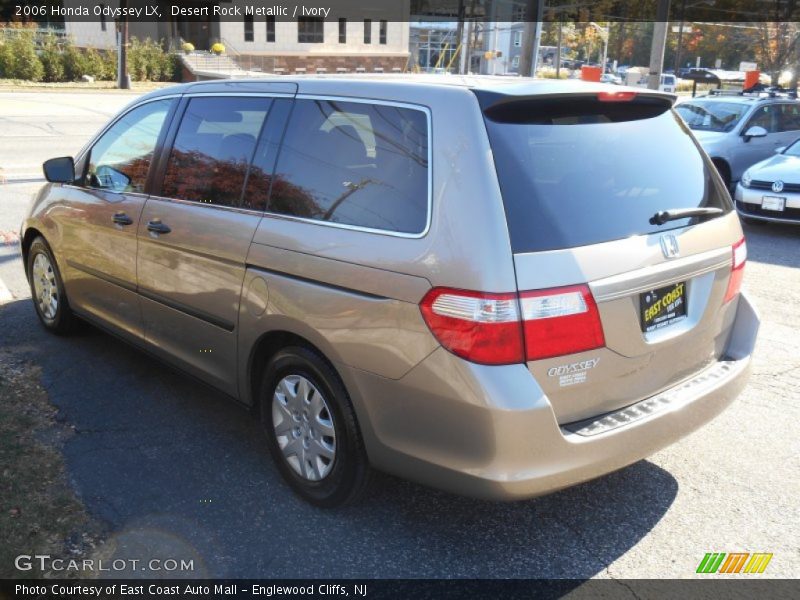 Desert Rock Metallic / Ivory 2006 Honda Odyssey LX