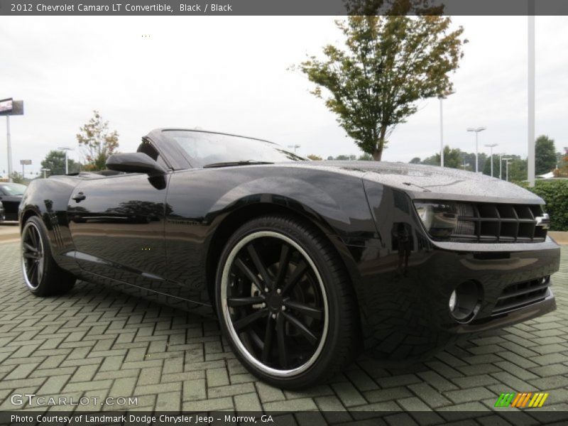 Black / Black 2012 Chevrolet Camaro LT Convertible