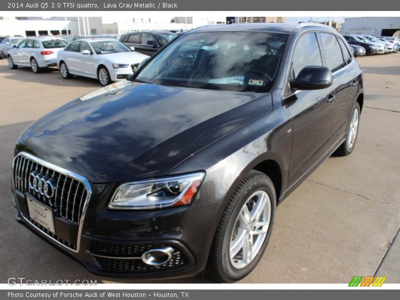 Lava Gray Metallic / Black 2014 Audi Q5 3.0 TFSI quattro