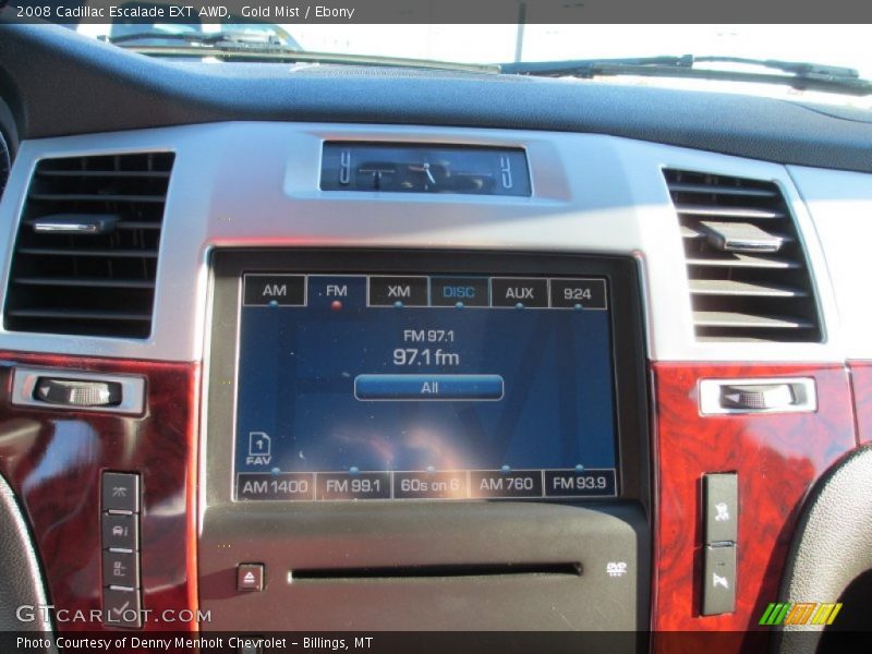 Gold Mist / Ebony 2008 Cadillac Escalade EXT AWD