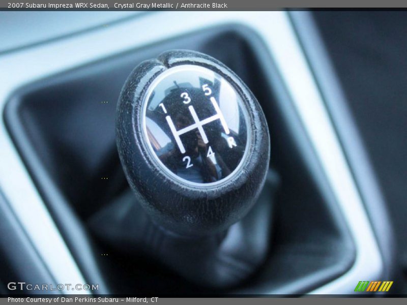 Crystal Gray Metallic / Anthracite Black 2007 Subaru Impreza WRX Sedan