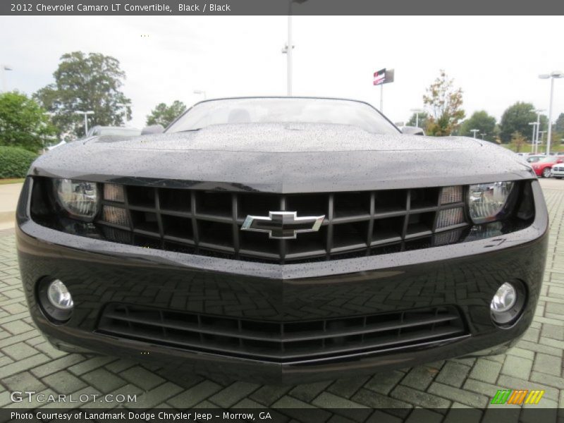 Black / Black 2012 Chevrolet Camaro LT Convertible