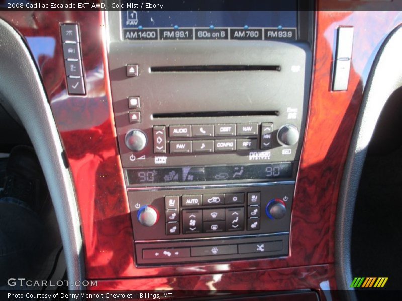 Gold Mist / Ebony 2008 Cadillac Escalade EXT AWD