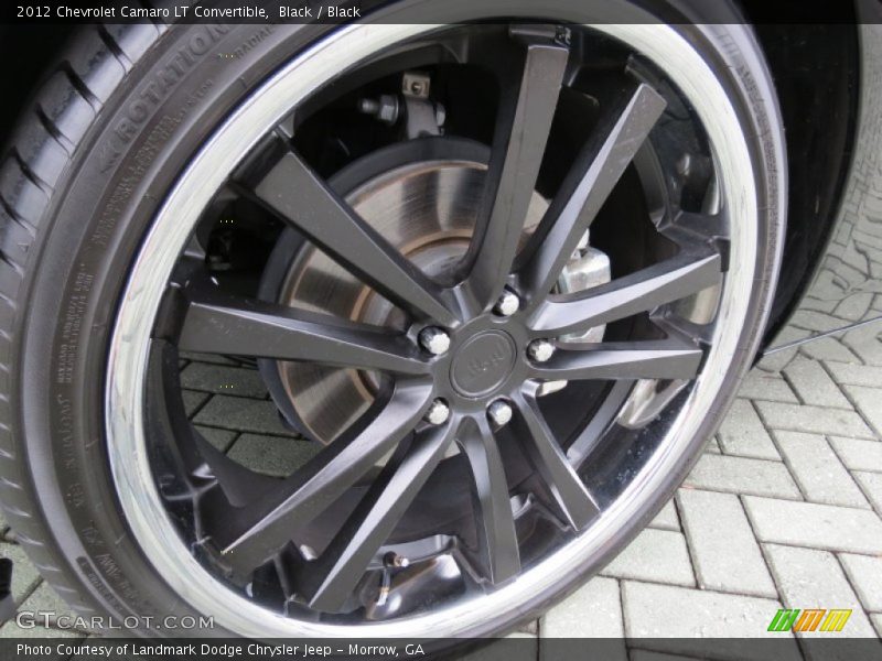 Custom Wheels of 2012 Camaro LT Convertible