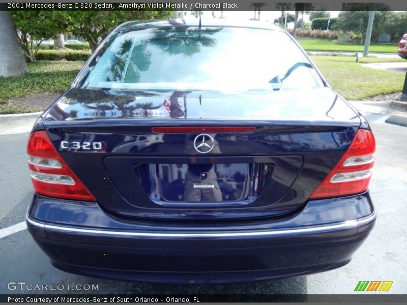 Amethyst Violet Metallic / Charcoal Black 2001 Mercedes-Benz C 320 Sedan