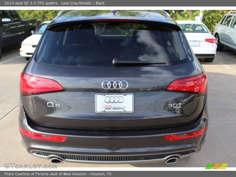 Lava Gray Metallic / Black 2014 Audi Q5 3.0 TFSI quattro