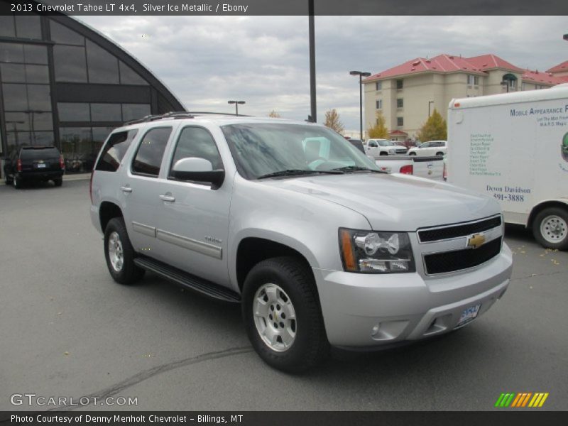 Silver Ice Metallic / Ebony 2013 Chevrolet Tahoe LT 4x4