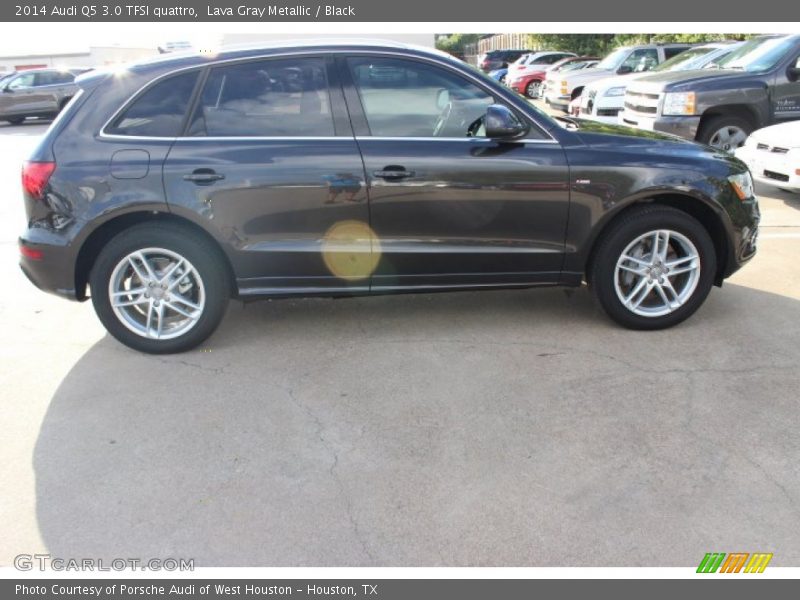 Lava Gray Metallic / Black 2014 Audi Q5 3.0 TFSI quattro