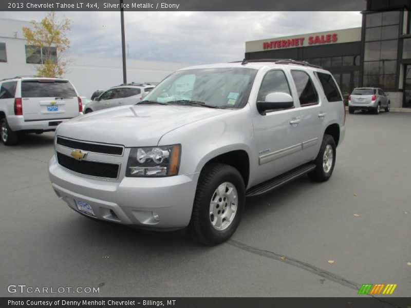 Silver Ice Metallic / Ebony 2013 Chevrolet Tahoe LT 4x4