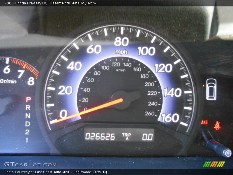 Desert Rock Metallic / Ivory 2006 Honda Odyssey LX