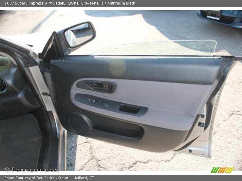 Crystal Gray Metallic / Anthracite Black 2007 Subaru Impreza WRX Sedan