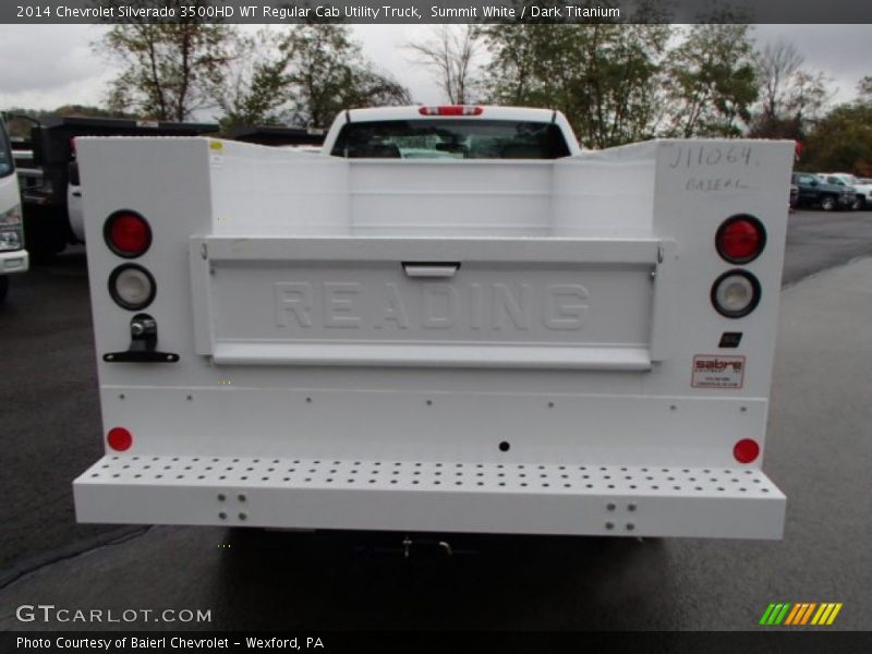 Summit White / Dark Titanium 2014 Chevrolet Silverado 3500HD WT Regular Cab Utility Truck