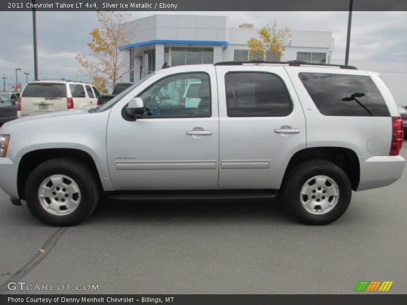 Silver Ice Metallic / Ebony 2013 Chevrolet Tahoe LT 4x4