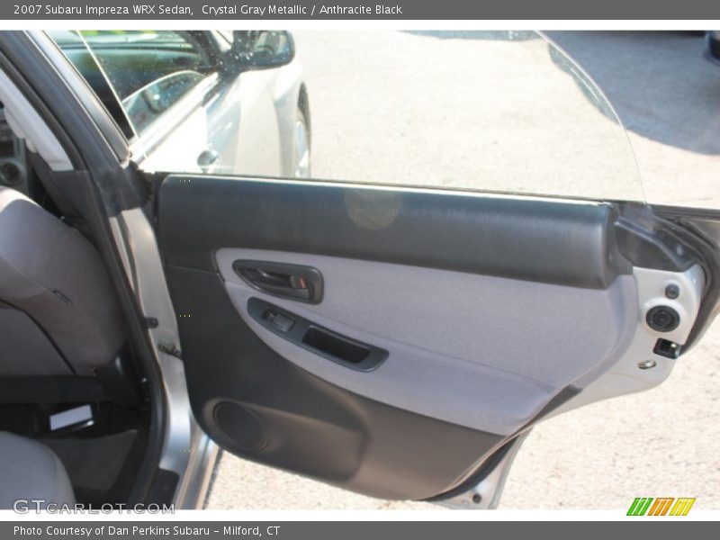 Crystal Gray Metallic / Anthracite Black 2007 Subaru Impreza WRX Sedan