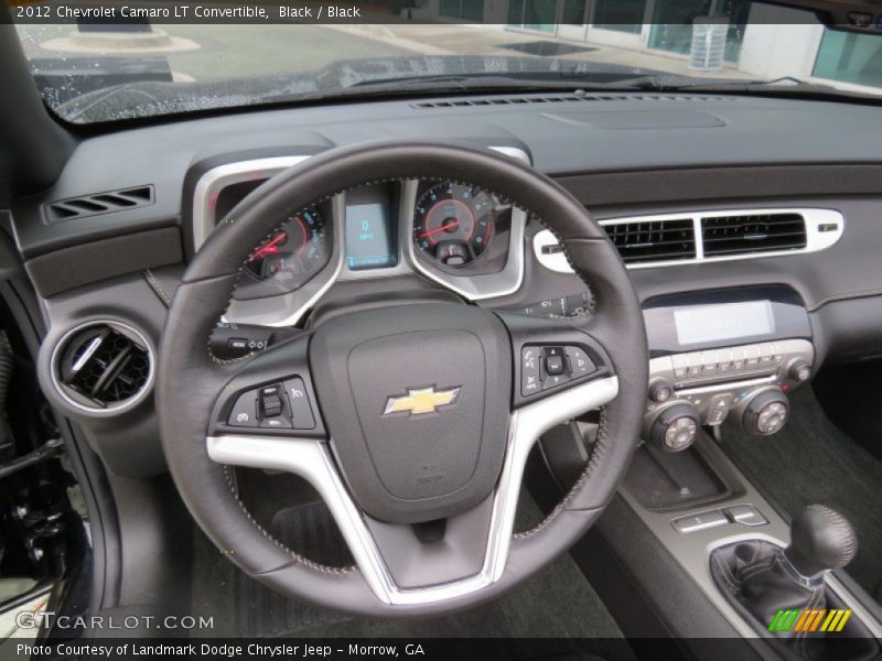 Black / Black 2012 Chevrolet Camaro LT Convertible