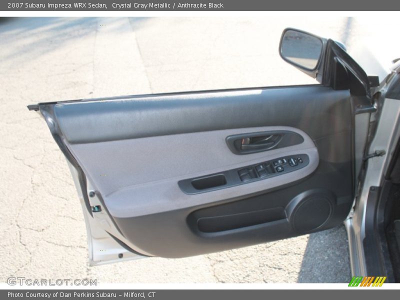 Crystal Gray Metallic / Anthracite Black 2007 Subaru Impreza WRX Sedan