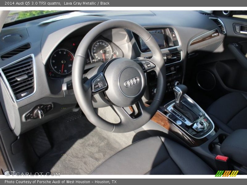 Lava Gray Metallic / Black 2014 Audi Q5 3.0 TFSI quattro