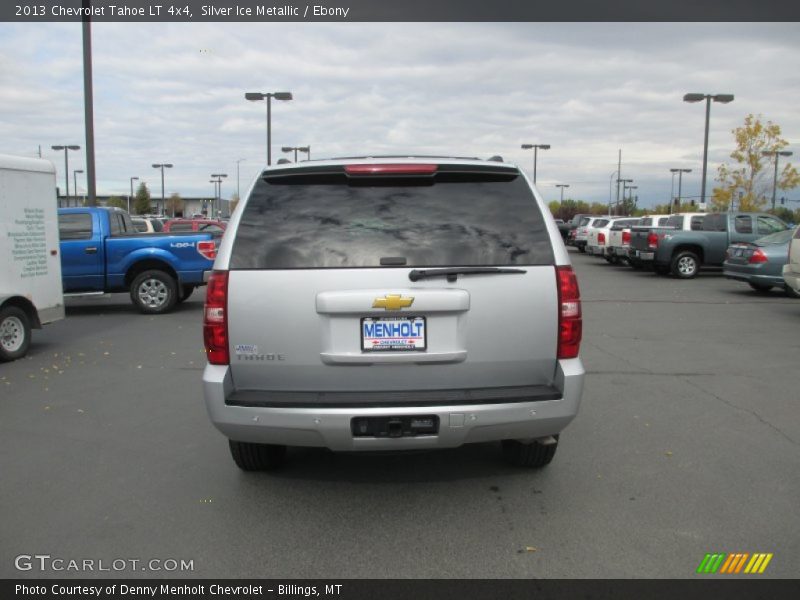 Silver Ice Metallic / Ebony 2013 Chevrolet Tahoe LT 4x4
