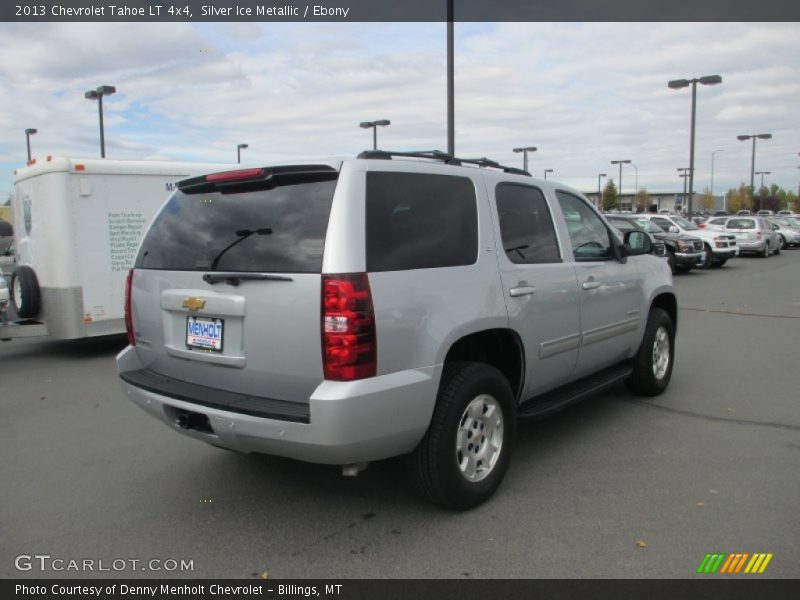 Silver Ice Metallic / Ebony 2013 Chevrolet Tahoe LT 4x4
