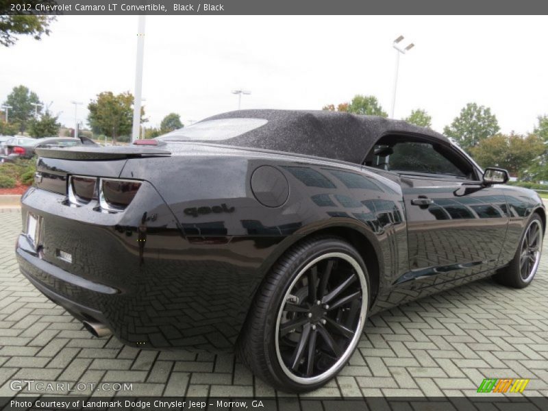 Black / Black 2012 Chevrolet Camaro LT Convertible