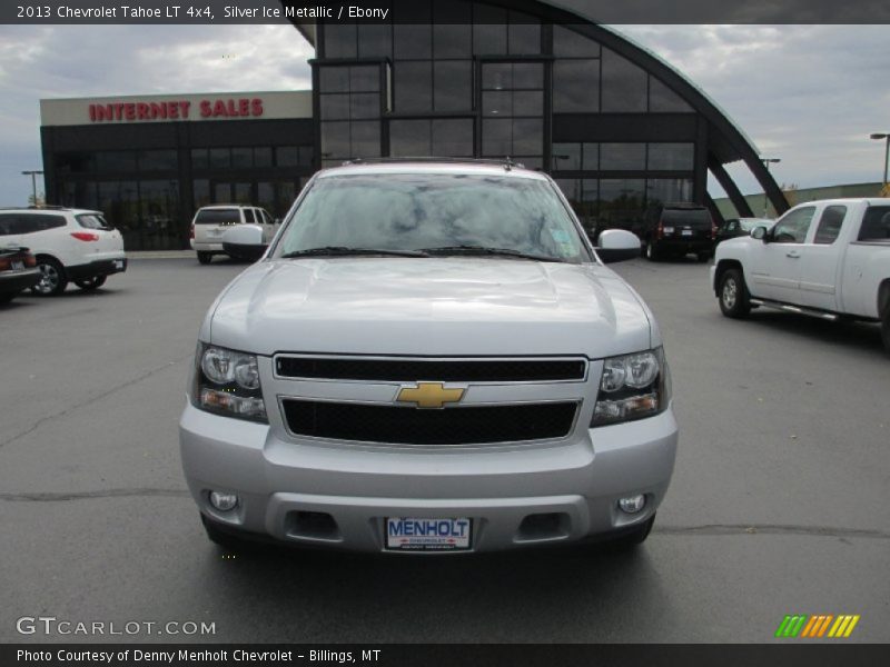 Silver Ice Metallic / Ebony 2013 Chevrolet Tahoe LT 4x4