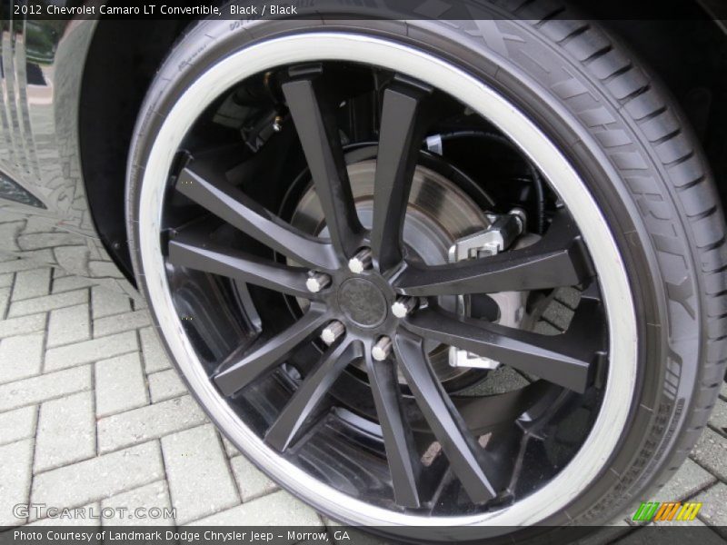 Custom Wheels of 2012 Camaro LT Convertible