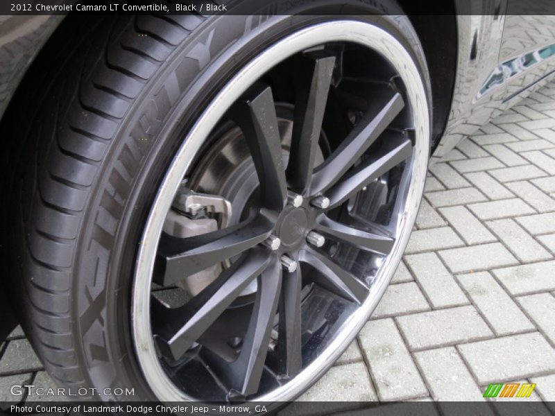Black / Black 2012 Chevrolet Camaro LT Convertible