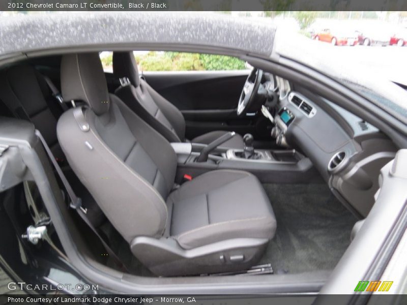 Front Seat of 2012 Camaro LT Convertible