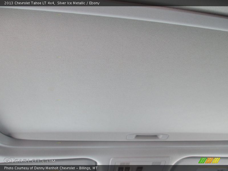 Silver Ice Metallic / Ebony 2013 Chevrolet Tahoe LT 4x4