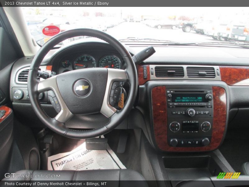 Silver Ice Metallic / Ebony 2013 Chevrolet Tahoe LT 4x4