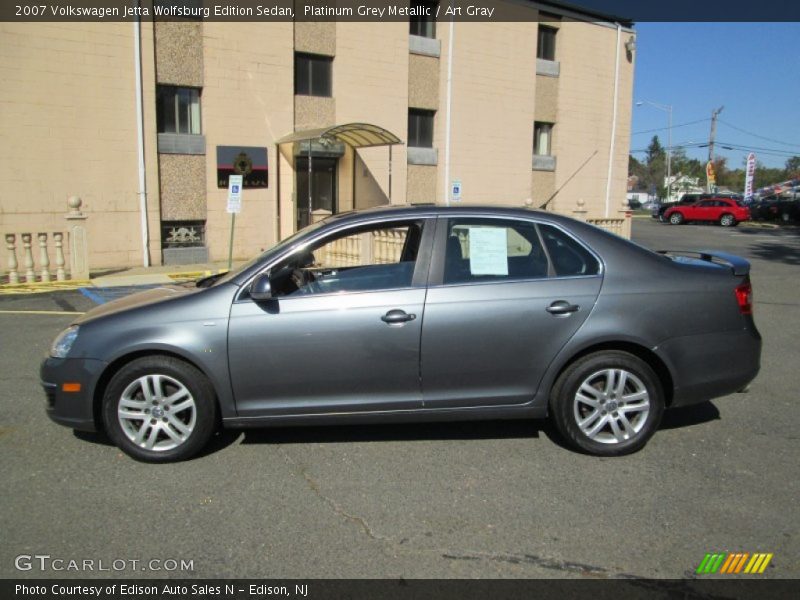 Platinum Grey Metallic / Art Gray 2007 Volkswagen Jetta Wolfsburg Edition Sedan