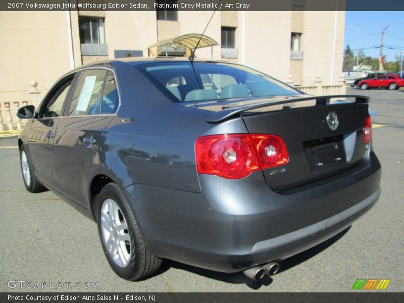 Platinum Grey Metallic / Art Gray 2007 Volkswagen Jetta Wolfsburg Edition Sedan