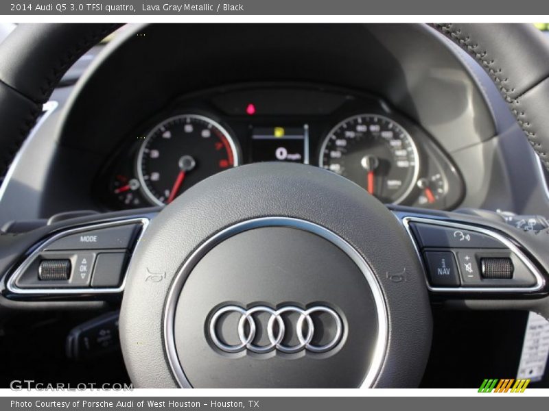 Lava Gray Metallic / Black 2014 Audi Q5 3.0 TFSI quattro