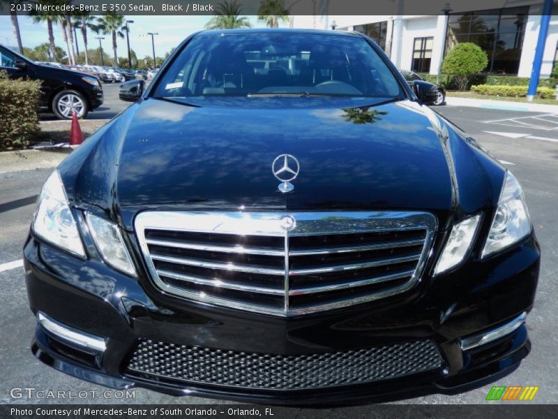 Black / Black 2013 Mercedes-Benz E 350 Sedan